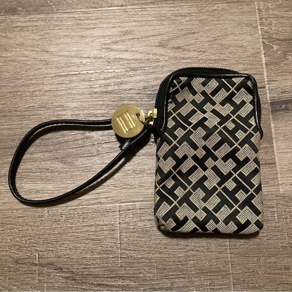 Tommy Hilfiger Womens Key Purse Keeper Wristlet EUC - Picture 1 of 7